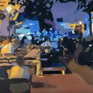 Open air entertaining in Ibiza town