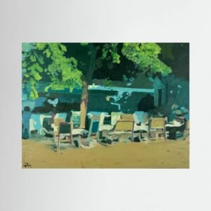 Ibiza Day Cafe (Quality canvas prints)