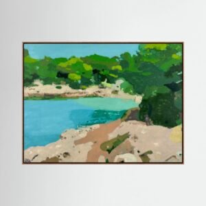 Cala Gracio Ibiza (Quality canvas prints)
