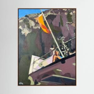 Isla Vedra Sail past (Quality canvas prints)