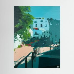 Inside Ibiza Castle (Quality canvas prints)